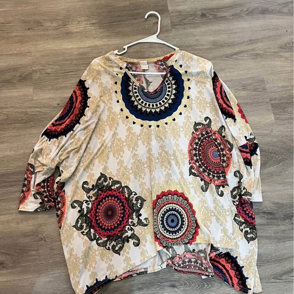 Bohemian Print Women's Top